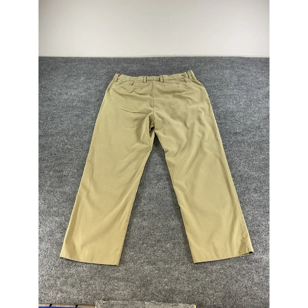 Tommy Bahama Pants Mens 36x28 Khaki Tan Flat Front Casual Dress Lightweight Rela